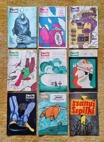 Szpilki magazines from the 70's 