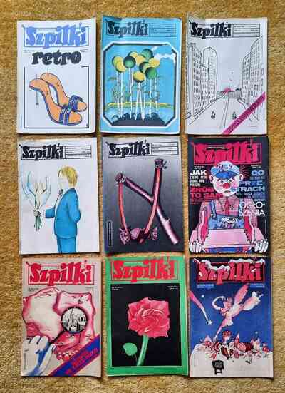 Szpilki magazines from the 70's 