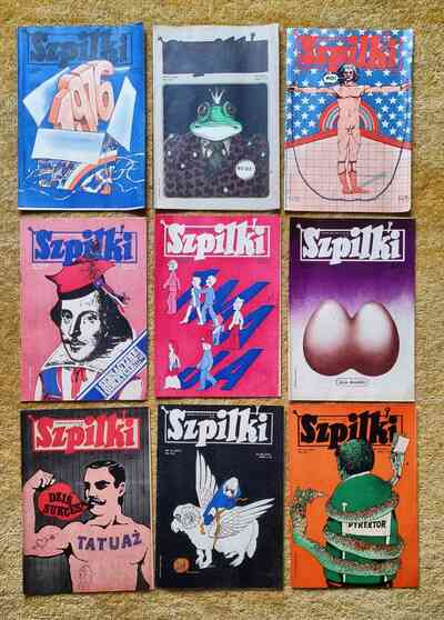 Szpilki magazines from the 70's 