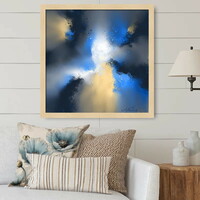 Harmonic Blue Art Print - 24" X 24" - Thumbnail 1