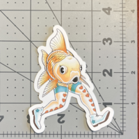 Reverse Mermaid Stickers - Thumbnail 1