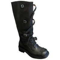 Women's genuine leather fashion boots - Thumbnail 2