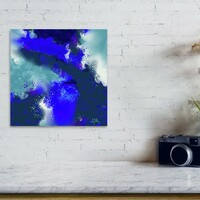 Electric Blue Art Print - 12" X 12" - Thumbnail 1
