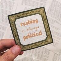 Reading Is Political stickers - Thumbnail 1