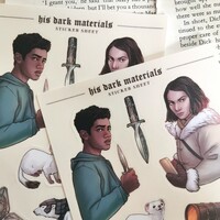 His Dark Materials Sticker Sheet - Thumbnail 1