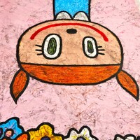 👧 Painting by Celipe Perroloco "Upside Down"  - Thumbnail 1