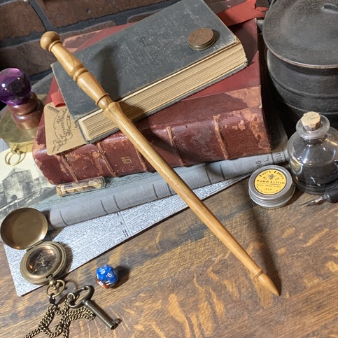 Olive Ash Wand 12 3/8th inch