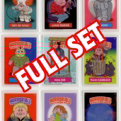 Horrorible kids - series 9 lenticulars full set