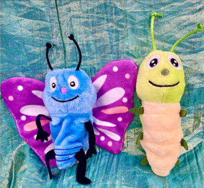 Butterfly & Caterpillar Finger Puppet Set