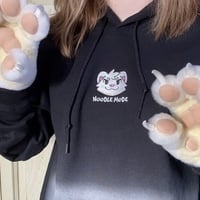 Noodle Mode Embroidered Hoodie - Thumbnail 1