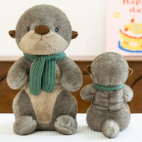 Sloth Plush Toy With Scarf - Thumbnail 3