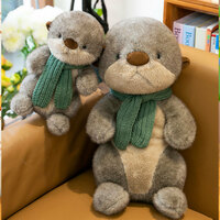 Sloth Plush Toy With Scarf - Thumbnail 1