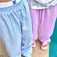 *Free Shipping*STRIPE POPLIN BOXER PANTS - Thumbnail 2