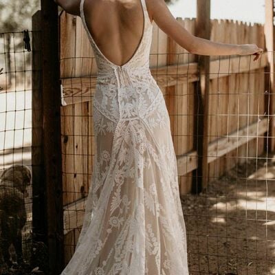 Country style wedding dress bridal gown wedding gown