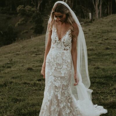 3d flowers floral wedding dress bridal gown wedding gown