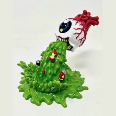Barfing eye resin statue (le 25 made)