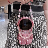 3D Spaceman iPhone Case With Chain *(iPhone 12 - iPhone 16 ) - Thumbnail 3