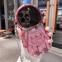 3D Spaceman iPhone Case With Chain *(iPhone 12 - iPhone 16 ) - Thumbnail 5