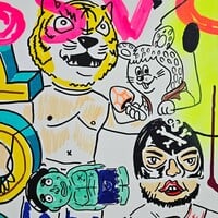 Painting by Judas Arrieta "DRUNKERS" - Thumbnail 2