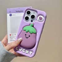 Lucky Eggplant iPhone Case With Rope *(iPhone 12 - iPhone 16 ) - Thumbnail 2