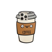 Smily Coffee iPhone Case *(iPhone 12 - iPhone 16 ) - Thumbnail 4