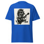 Unisex Funny Zebra Rock Star Guitar T-Shirt | Ultra-Detailed 2D Tattoo Art, Punk Style & Cool Animal Design - Several Colors-4