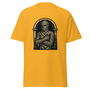 Unisex Ancient Mummy Tattoo Art T-Shirt  2D Vector Design, Duotone Beige & Black, High Detail - Several Colors-16