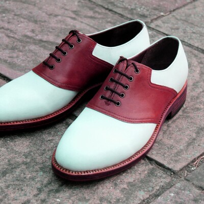 Luxury handmade golf shoes golf dad gift - Thumbnail 2