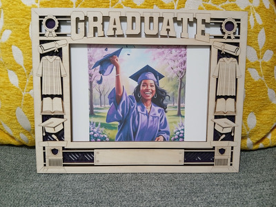 #313 5x7 Graduation Picture Frame
