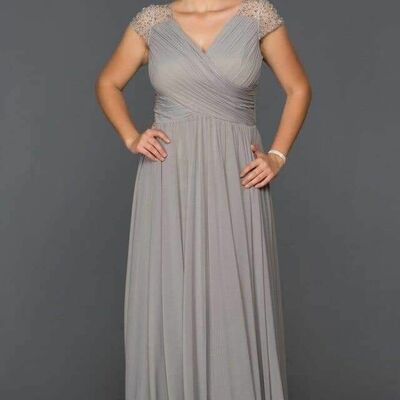 Plus size a line chiffon mother of the bride/groom dress evening formal dress