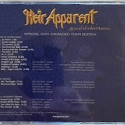Heir apparent - graceful inheritance: special 2025 expanded tour edition cd (limited edition with exclusive bonus tracks!)