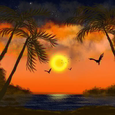 Tropic heat 24" x 36" art print
