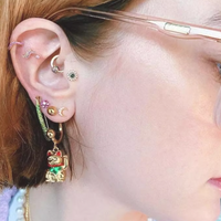 *Free Shipping*MANEKI-NEKO EARRINGS - Thumbnail 1