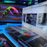 skull.zero VHS deluxe edition: large 7" video print + blue glow-in-the-dark tape + digital file - Thumbnail 3