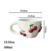 Sweet Cherry Fruits Mug - Thumbnail 6