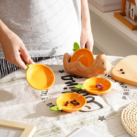 Cute Capybara Seasoning Dish Set [4 Plates] - Thumbnail 2