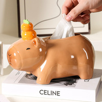 Cute Capyaba Ceramic Tissue Box - Thumbnail 2
