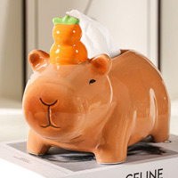 Cute Capyaba Ceramic Tissue Box - Thumbnail 1
