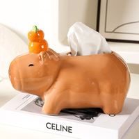 Cute Capyaba Ceramic Tissue Box - Thumbnail 3