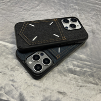 Denim Case With Card Pocket For iPhone 16 15 14 IP6S13 - Thumbnail 1