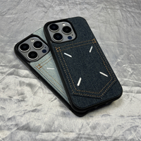 Denim Case With Card Pocket For iPhone 16 15 14 IP6S13 - Thumbnail 2