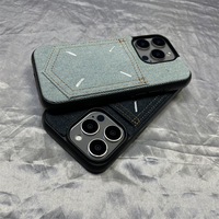Denim Case With Card Pocket For iPhone 16 15 14 IP6S13 - Thumbnail 4