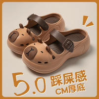 Cute Capybara Clogs Slippers - Thumbnail 4