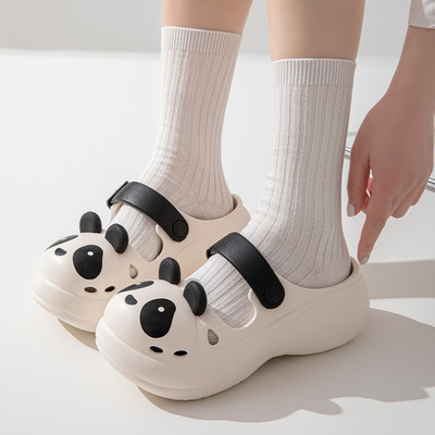 Cute Panda Clogs Slippers