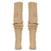 Women's high heel high boots thick heel - Thumbnail 2