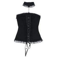 Gothic Black Lace Tube Top - Thumbnail 8