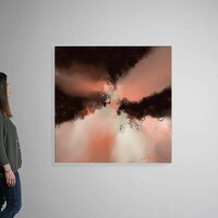 Relaxed Elegance 24" X 24" Art Print - Thumbnail 1