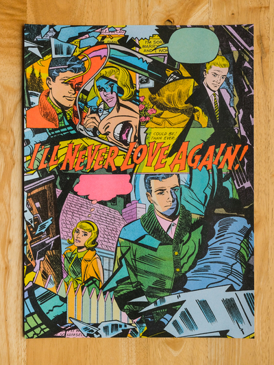 I'll Never Love Again - Risograph Print