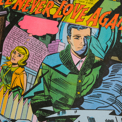 I'll never love again - risograph print