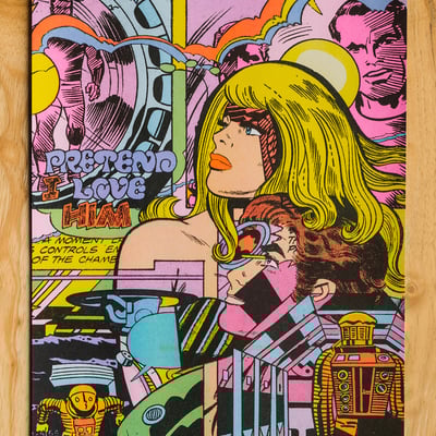 Pretend i love him - risograph print